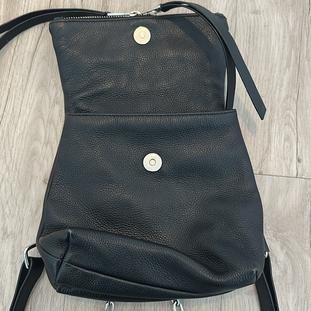 Zadig and Voltaire Black Leather Mini Backpack - Picture 4 of 5
